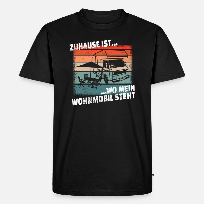 Camper Gift Idea Camping - T-shirt Premium bio Homme - noir