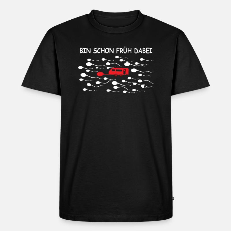 Camper Geschenkidee Camping - Männer Premium Bio T-Shirt - Schwarz