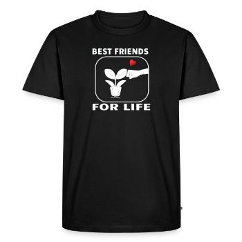Gardener Accessories Garden Motif - Men's Premium Organic T-Shirt - black - Front - Nico (187cm)