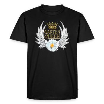 Gardener Accessories Garden Motif - Men's Premium Organic T-Shirt - black - Front - Nico (187cm)