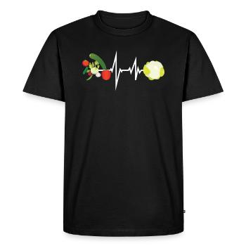 Gardener Accessories Garden Motif - Men's Premium Organic T-Shirt - black - Front - Nico (187cm)