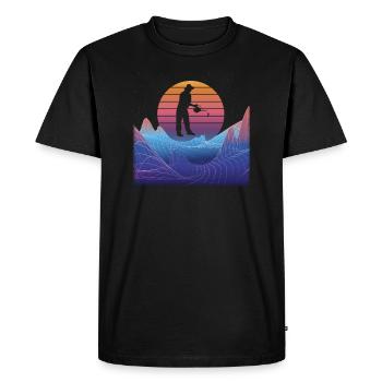 Gardener Accessories Garden Motif - Men's Premium Organic T-Shirt - black - Front - Nico (187cm)