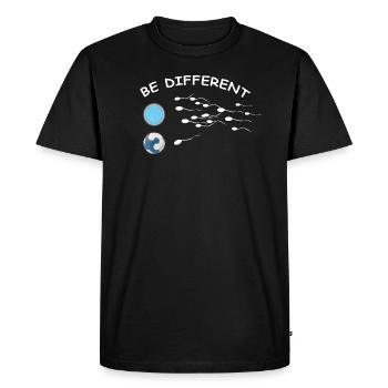 Accessoires de handball motif handball - T-shirt Premium bio Homme - noir - Devant - Nico (187cm)