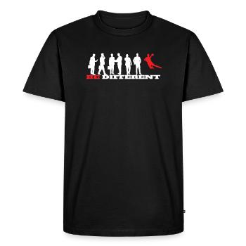Accessoires de handball motif handball - T-shirt Premium bio Homme - noir - Devant - Nico (187cm)