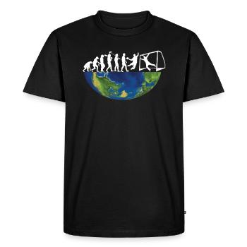 Accessoires de handball motif handball - T-shirt Premium bio Homme - noir - Devant - Nico (187cm)