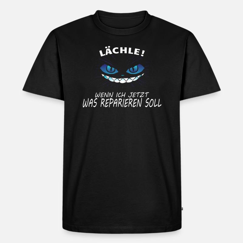 Heimwerker Geschenkidee Handwerker - Männer Premium Bio T-Shirt - Schwarz