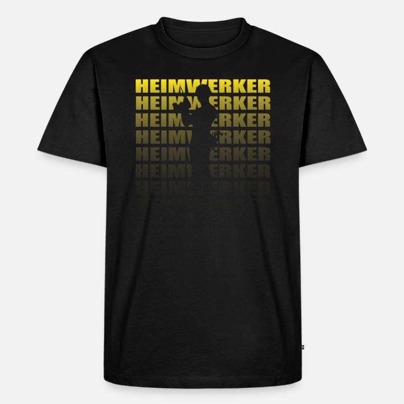 Heimwerker Geschenkidee Handwerker - Männer Premium Bio T-Shirt - Schwarz