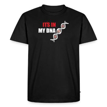 Artisans d’idées cadeaux DIY - T-shirt Premium bio Homme - noir - Devant - Nico (187cm)