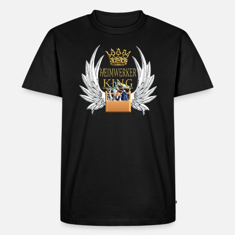 Heimwerker Geschenkidee Handwerker - Männer Premium Bio T-Shirt - Schwarz