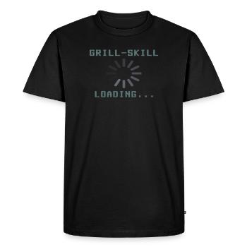 Idée de barbecue et de cadeau de camping-car - T-shirt Premium bio Homme - noir - Devant - Nico (187cm)