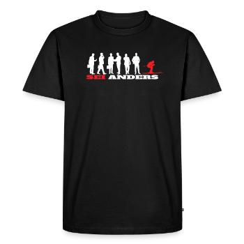 Accessoires de ski pour skieurs - T-shirt Premium bio Homme - noir - Devant - Nico (187cm)