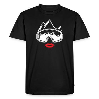 Accessoires de ski pour skieurs - T-shirt Premium bio Homme - noir - Devant - Nico (187cm)