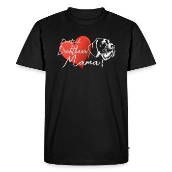 Dogs German Wirehaired Dog Owners - Men's Premium Organic T-Shirt - black - Front - Nico (187cm)
