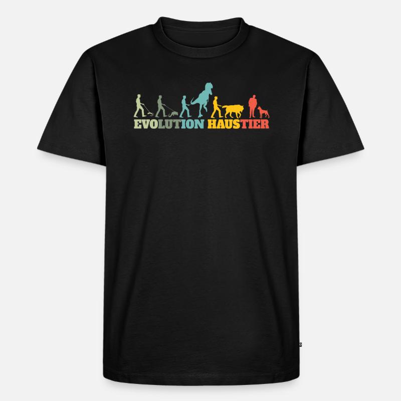 Hund Boxer Hundebesitzer Geschenkidee - Männer Premium Bio T-Shirt - Schwarz