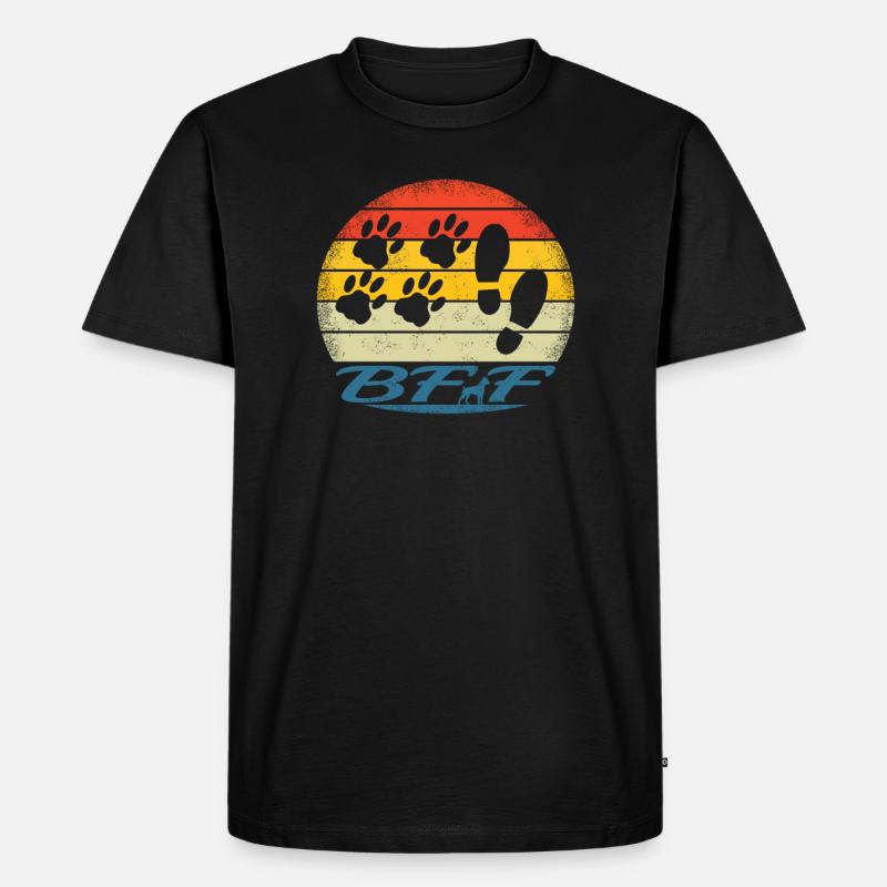 Hund Boxer Hundebesitzer Geschenkidee - Männer Premium Bio T-Shirt - Schwarz