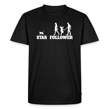 Cat Friend, Cat Accessories Gift - Men's Premium Organic T-Shirt - black - Front - Nico (187cm)