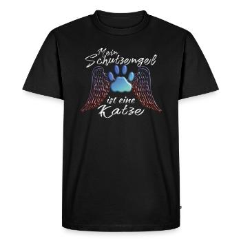 Cat Friend, Cat Accessories Gift - Men's Premium Organic T-Shirt - black - Front - Nico (187cm)