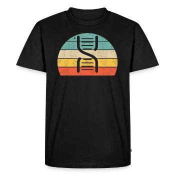 Biologie moléculaire - T-shirt Premium bio Homme - noir - Devant - Nico (187cm)