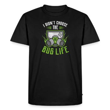 Bug Exterminator n’a pas choisi The Bug Life - T-shirt Premium bio Homme - noir - Devant - Nico (187cm)