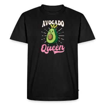 Avocat Avocado Reine - T-shirt Premium bio Homme - noir - Devant - Nico (187cm)