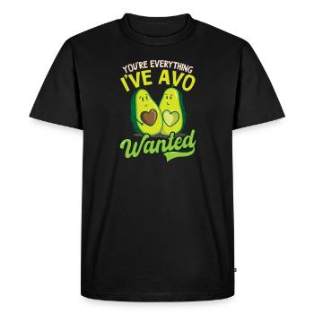 Avocat Tu es tout ce que j’ai désiré - T-shirt Premium bio Homme - noir - Devant - Nico (187cm)