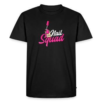 Nail Tech Nail Squad - T-shirt Premium bio Homme - noir - Devant - Nico (187cm)
