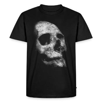 Crâne de Lineart - T-shirt Premium bio Homme - noir - Devant - Nico (187cm)