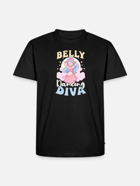 Belly Dancing Belly Dancing Diva - Men's Premium Organic T-Shirt - black