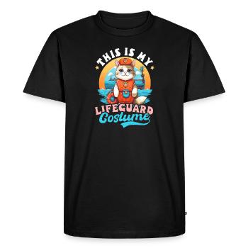 Lifeguard Lifeguard Costume - Men's Premium Organic T-Shirt - black - Front - Nico (187cm)
