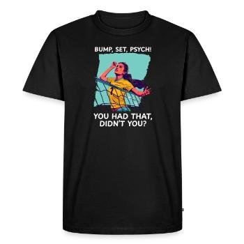 Volleyball Thought You Had That, Didn't You? - Men's Premium Organic T-Shirt - black - Front - Nico (187cm)