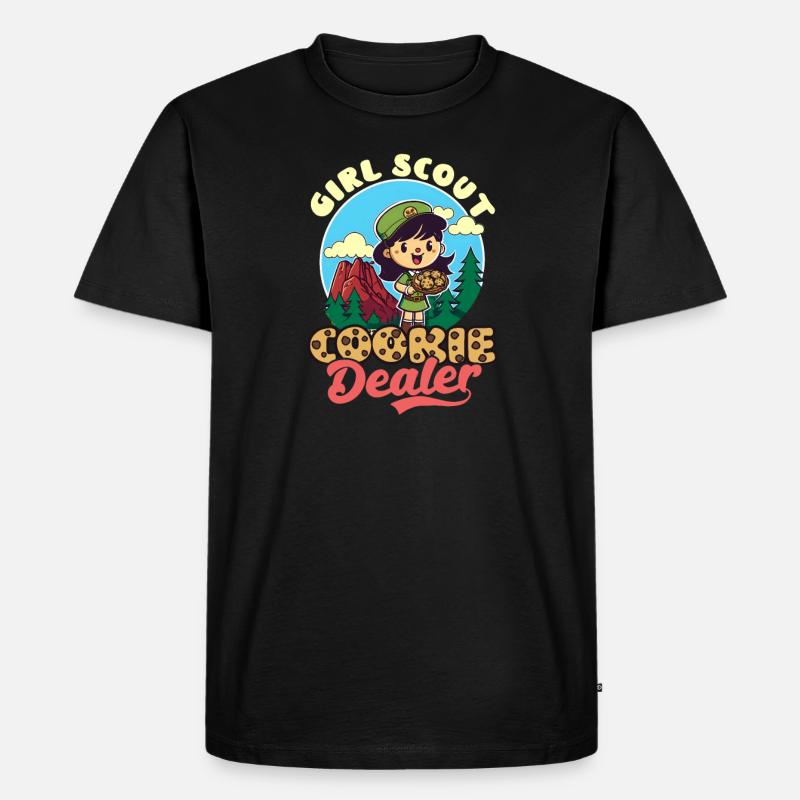 Pfadfinder Pfadfindermädchen - Männer Premium Bio T-Shirt - Schwarz