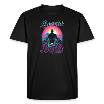 Joueur de boccia Boccia prend des balles - T-shirt Premium bio Homme - noir - Devant - Nico (187cm)