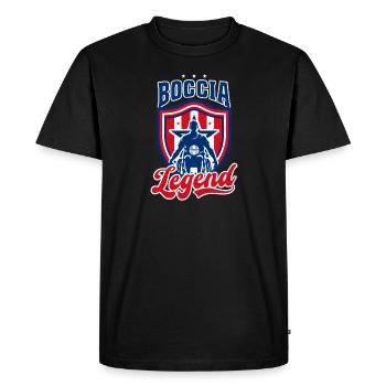 Joueur de boccia Légende américaine de boccia - T-shirt Premium bio Homme - noir - Devant - Nico (187cm)