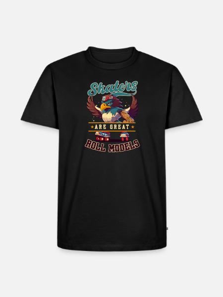 Roller Derby Skaters Great Roll Model Eagle - Men's Premium Organic T-Shirt - black