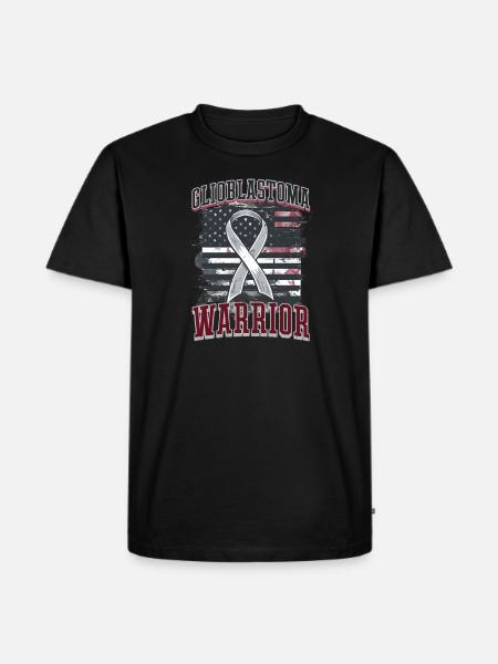 Glioblastom-Bewusstsein Glioblastom-Bewusstsein - Männer Premium Bio T-Shirt - Schwarz