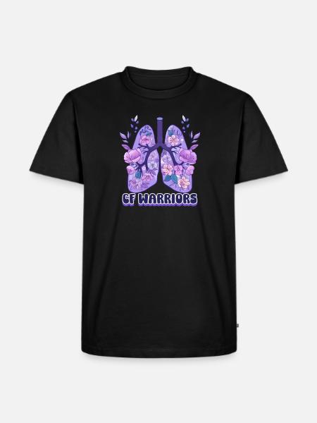 Cystic Fibrosis CF Warriors - Men's Premium Organic T-Shirt - black