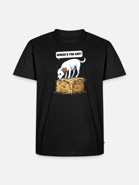 Barn Hunt Where'S The Rat? - Men's Premium Organic T-Shirt - black