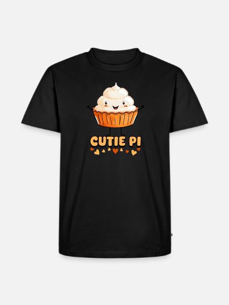 Pumpkin Pie Cutie Pie - Men's Premium Organic T-Shirt - black
