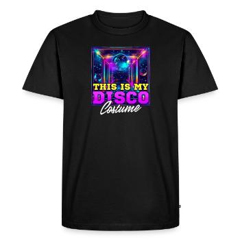 This Is My 70s Costume - Men's Premium Organic T-Shirt - black - Front - Nico (187cm)