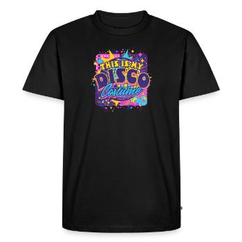 This Is My 70s Costume - Men's Premium Organic T-Shirt - black - Front - Nico (187cm)