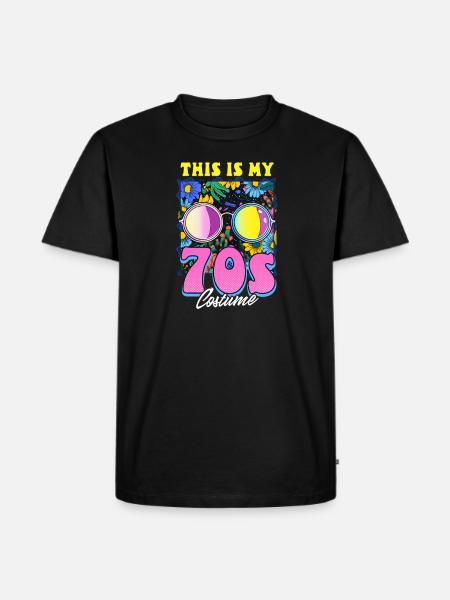 This Is My 70s Costume - Men's Premium Organic T-Shirt - black