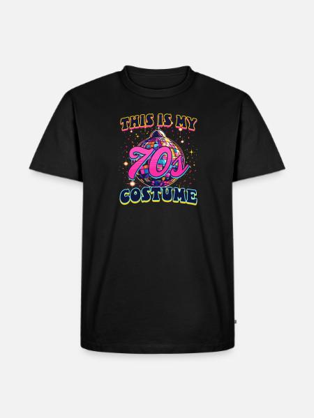 This Is My 70s Costume - Men's Premium Organic T-Shirt - black