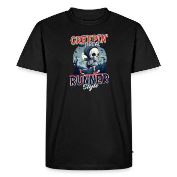 Halloween Runner Runner Style - T-shirt Premium bio Homme - noir - Devant - Nico (187cm)