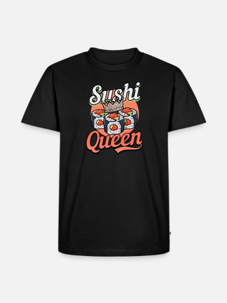 Sushi Roll Sushi Queen - Men's Premium Organic T-Shirt - black