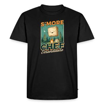 Camp Chef S’More Chef Extraordinaire - T-shirt Premium bio Homme - noir - Devant - Nico (187cm)