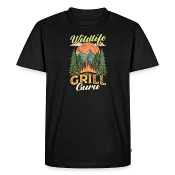 Camp Chef Wildfire Grill Guru - T-shirt Premium bio Homme - noir - Devant - Nico (187cm)