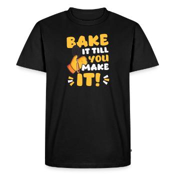 Cuire Cuire jusqu’à ce que vous le fassiez - T-shirt Premium bio Homme - noir - Devant - Nico (187cm)