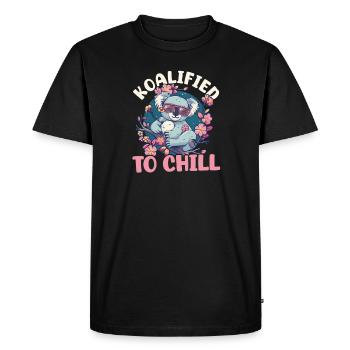 Koala Koalifié Pour Se Détendre - T-shirt Premium bio Homme - noir - Devant - Nico (187cm)