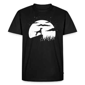 Vizsla - T-shirt Premium bio Homme - noir - Devant - Nico (187cm)