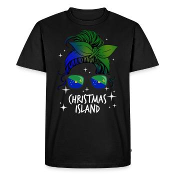 Christmas Island - Men's Premium Organic T-Shirt - black - Front - Nico (187cm)